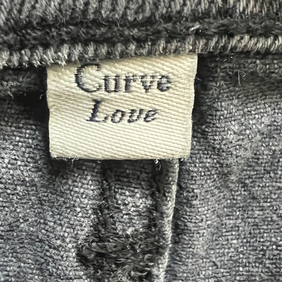 Abercrombie & Fitch Curve Love 90's Straight Ultra High Rise Split Hem Size 28 - Picture 8 of 11